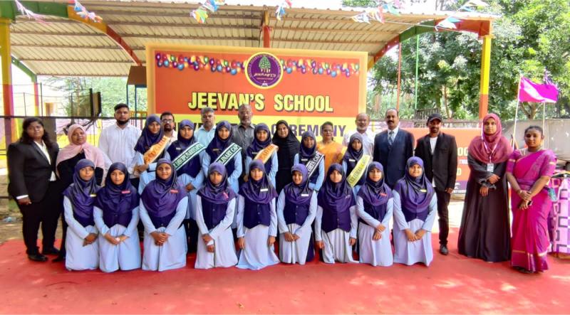 Scholarship recipients holding awards